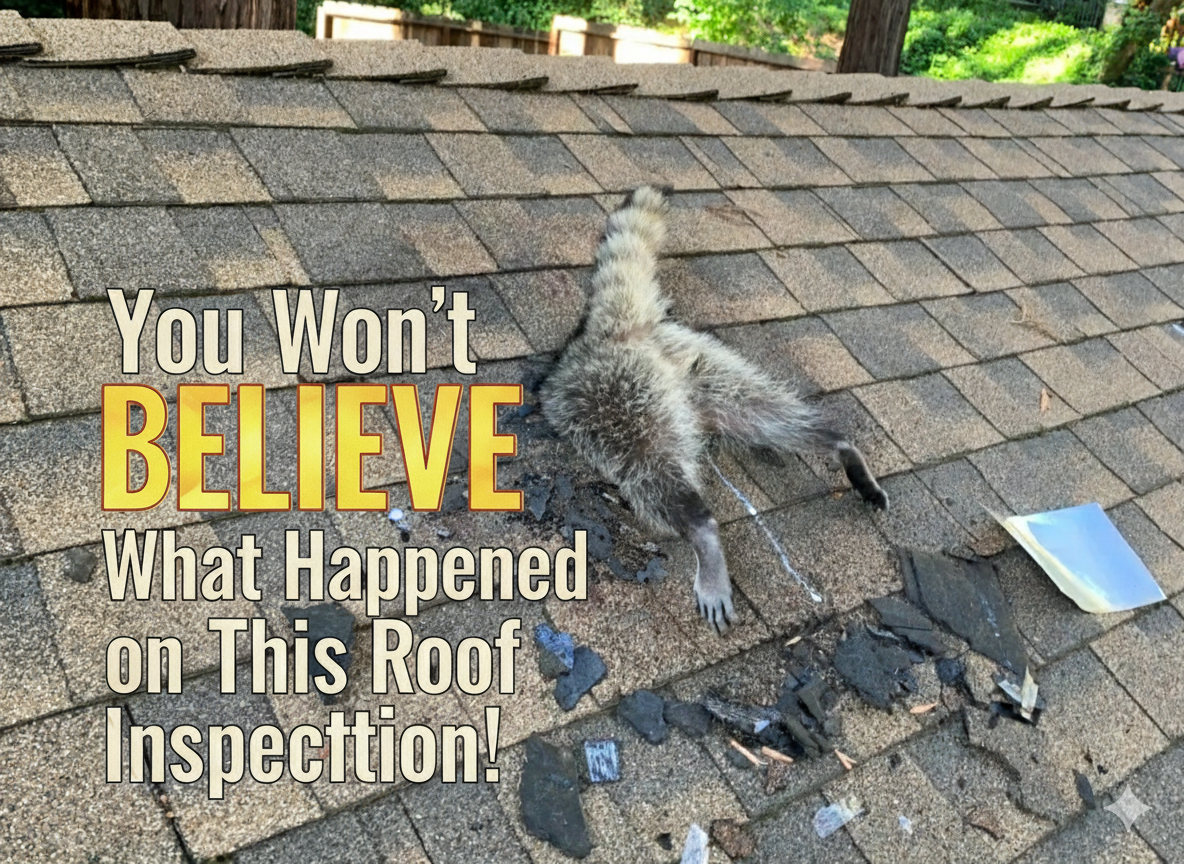 Snow-covered roof in Iowa